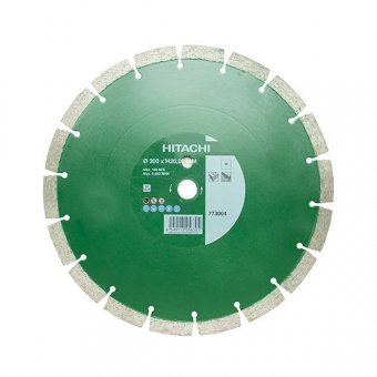 773000 - Disc diamantat de taiere, segmentat, 300 mm, universal Hitachi