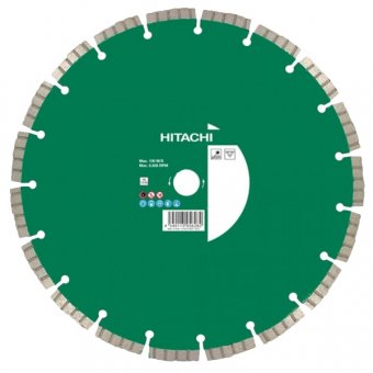 773001 - Disc diamantat de taiere segmentat, 300x25.4x- mm, taiere uscata Hitachi