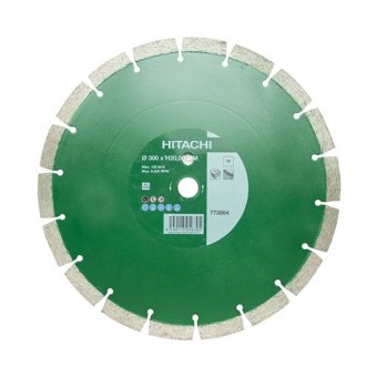 773005 - Disc diamantat de taiere, segmentat, 300 mm, universal Hitachi
