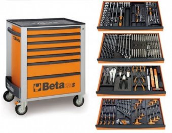 BETA C24S/7-200 Dulap mobil cu 7 sertare si 200 scule mecanica auto