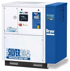 Compresor cu surub cu uscator tip NEW SILVER D 30