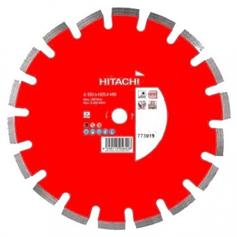 Disc diamantat de taiere segmentat, 300x25.4x- mm, taiere uscata Hitachi