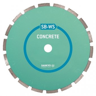 Disc diamantat de taiere segmentat, 300x25.4x2.4 mm, taiere umeda - SBWS300400