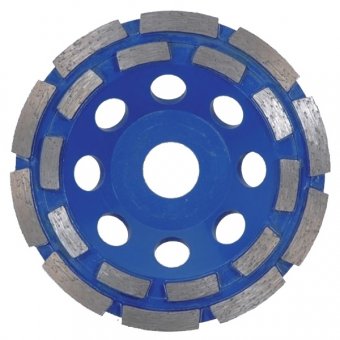 Disc oala diamantat, 125x22.23x5 mm, segment dublu, calitate inalta Hitachi