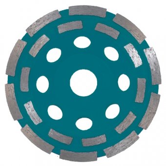 Disc oala diamantat, 125x22.23x7 mm, segment dublu, calitate inalta