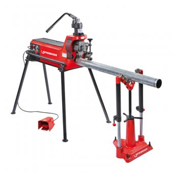 Dispozitiv electro-hidraulic pentru canelarea țevilor de oțel cu diametre între Ø 1”–12”