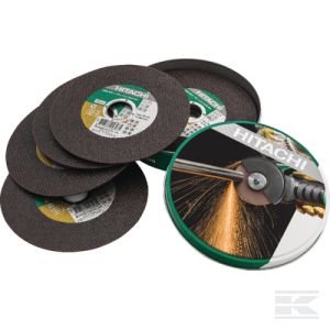HiKOKI - 782309 – Pachet de 10 x Disc taiere, 125x22.2x1 mm tip A60R-BF41