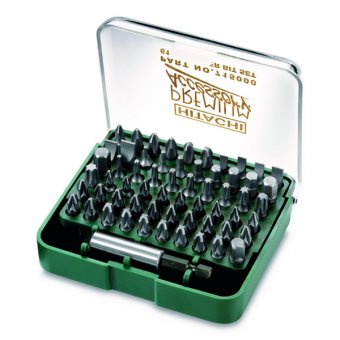 HIKOKI - Set capete de insurubare, mixte, 61 bucati, prelungitor insurubare