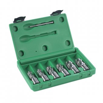 Set HITACHI 6 carote metal cu pin centrare 754496