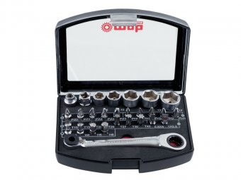 Trusa 31 bituri, capete si accesorii 1/4” BOX31