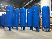 Rezervor vertical de aer, RAL5015, 1000L, 11 Bar