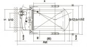 Transpalet electric ES12-12ES 1.2t 3.6m